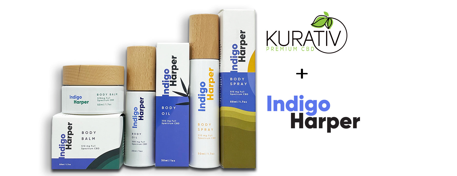 Indigo Harper Partners Up with Kurativ Premium CBD to Broaden Their
