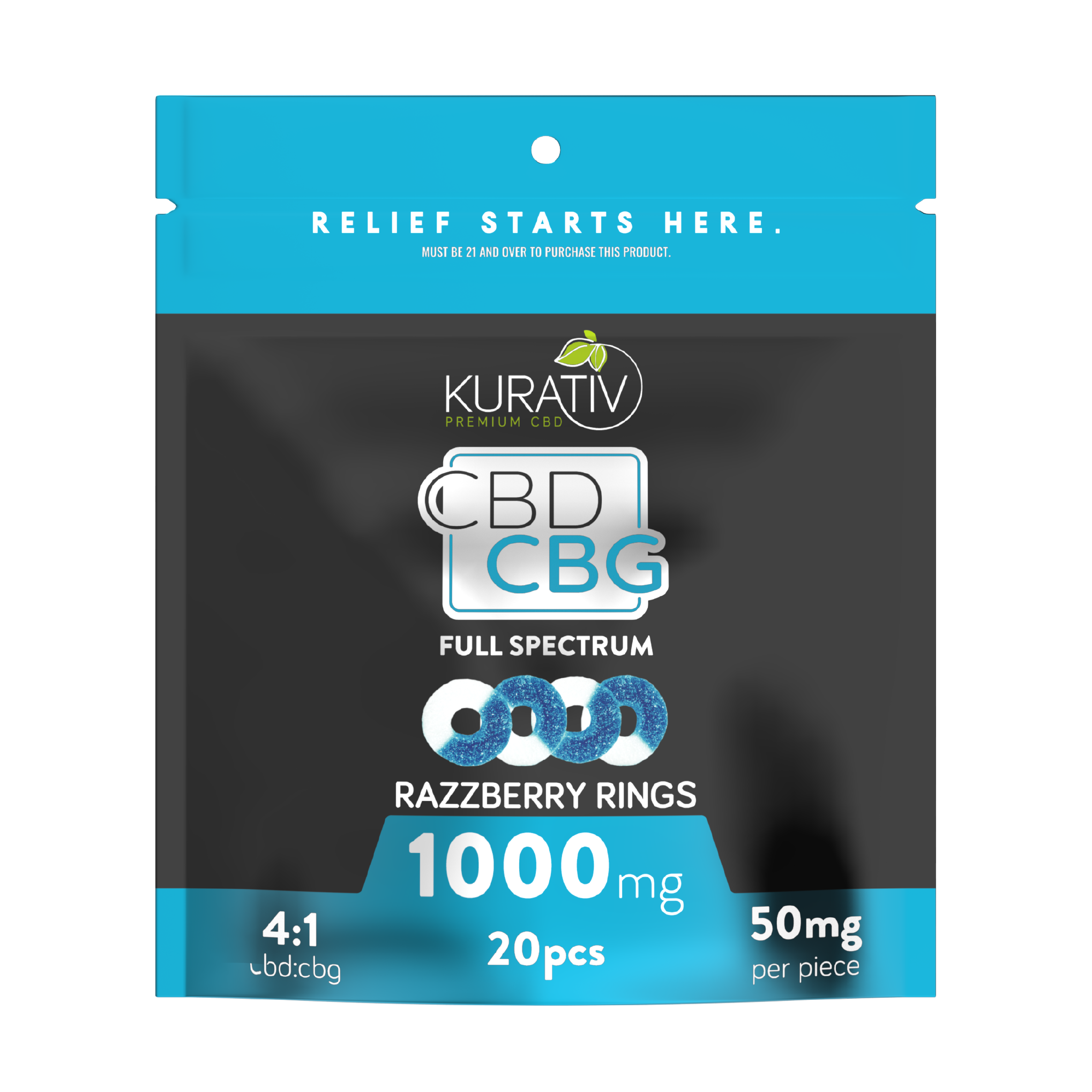 Full Spectrum CBG Gummies 1000mg - Available in Multiple Flavors