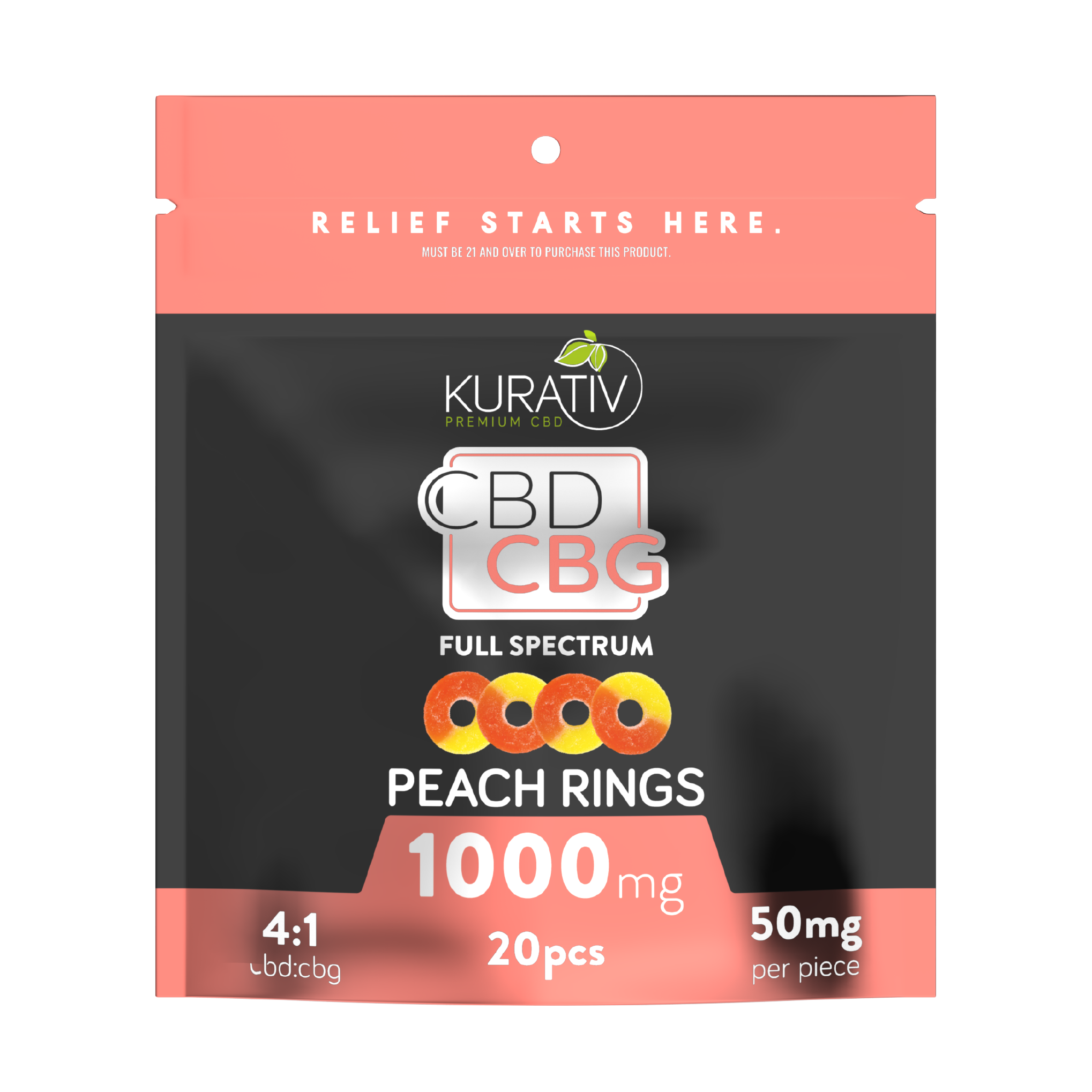 Full Spectrum CBG Gummies 1000mg - Available in Multiple Flavors