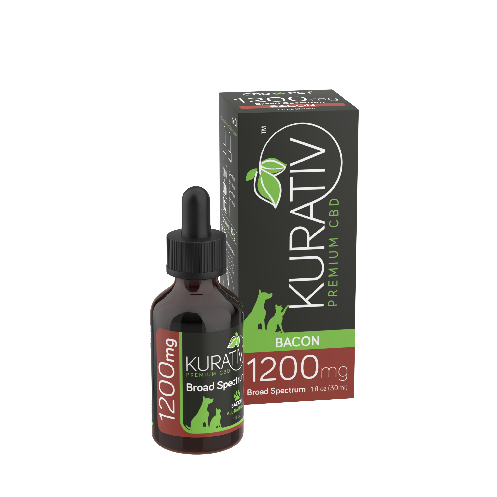 Broad Spectrum Pet CBD Oil 1200mg