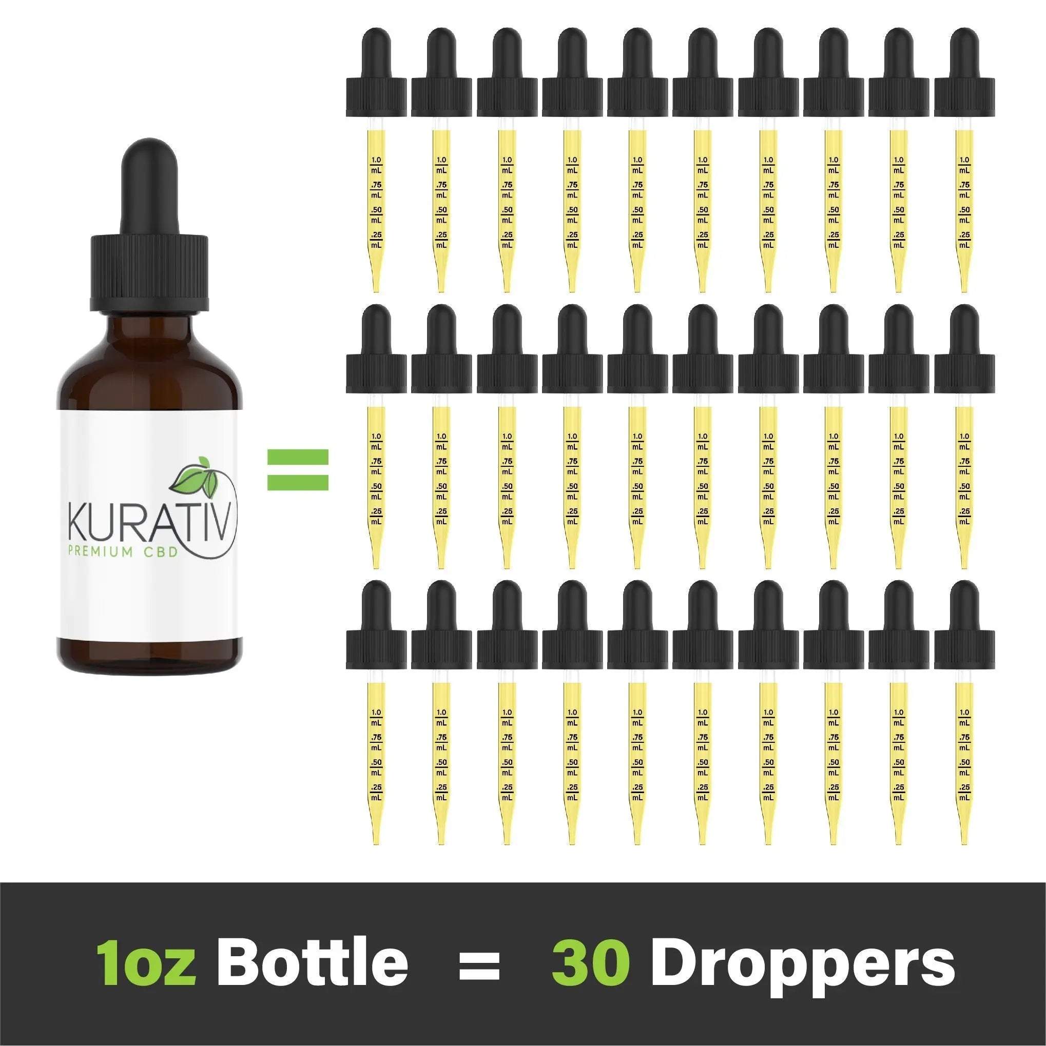 Kurativ Premium Boost CBD Daytime Oil 1500mg