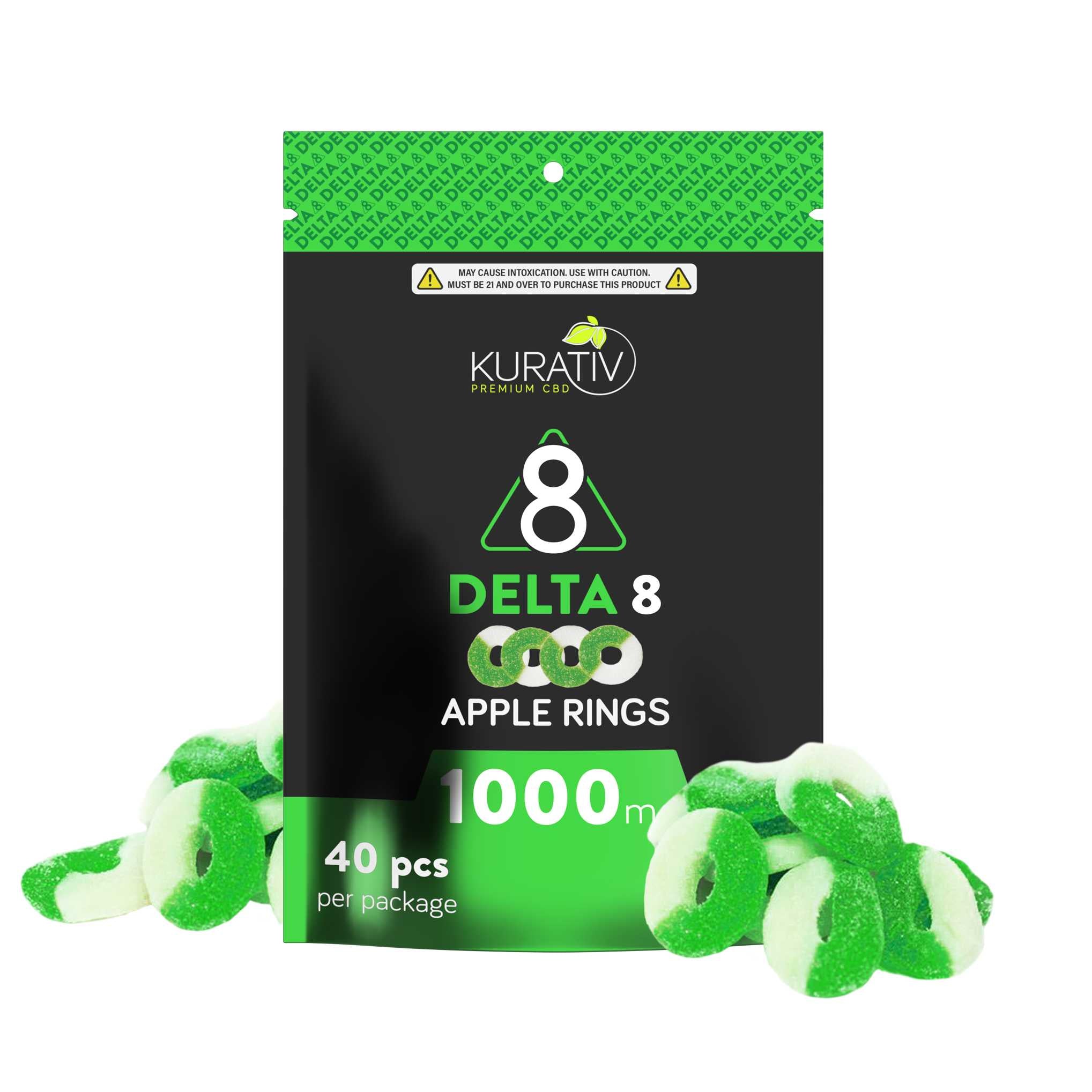 Delta 8 Gummies 1000mg *New Kurativ Premium CBD