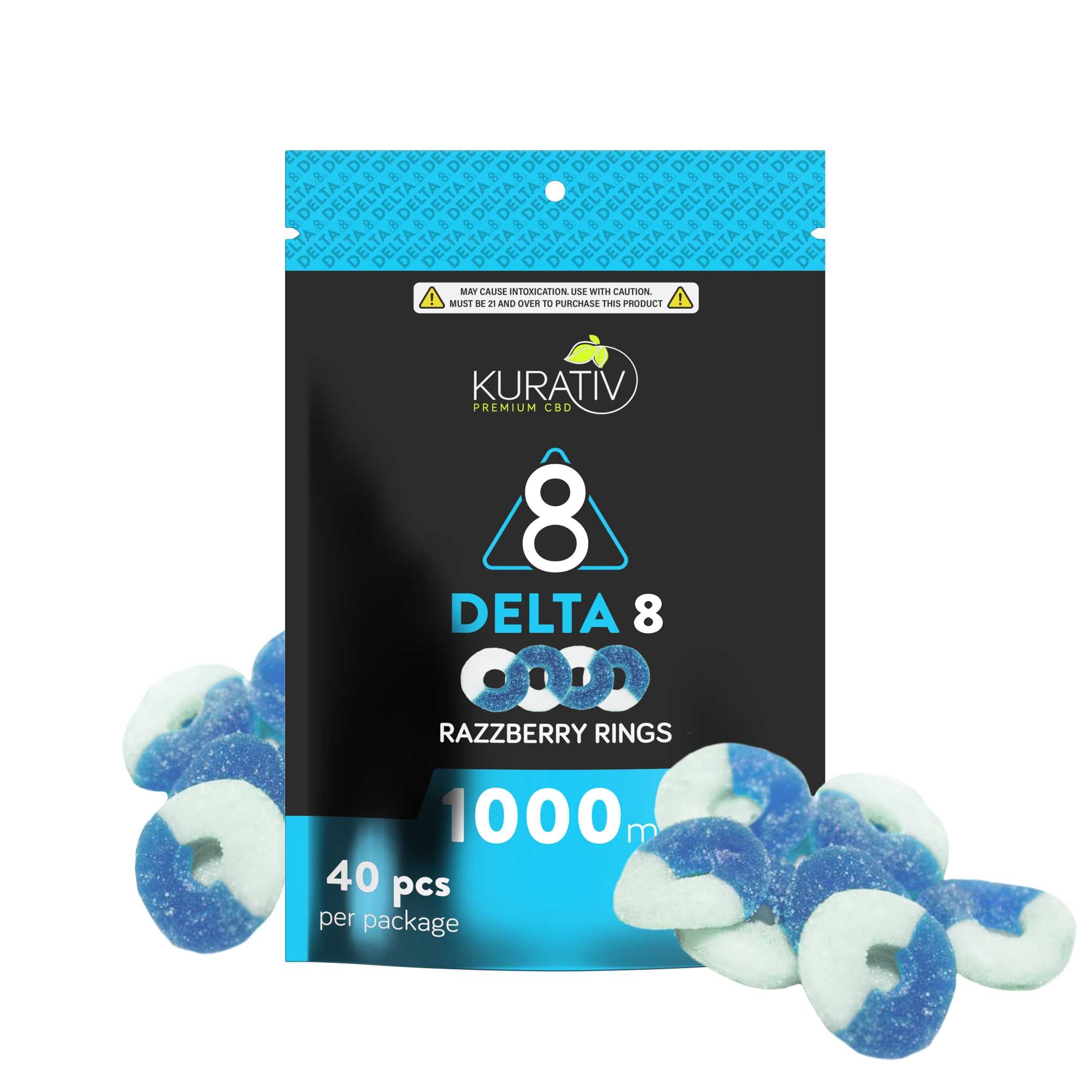 Delta 8 Gummies 1000mg *New Kurativ Premium CBD