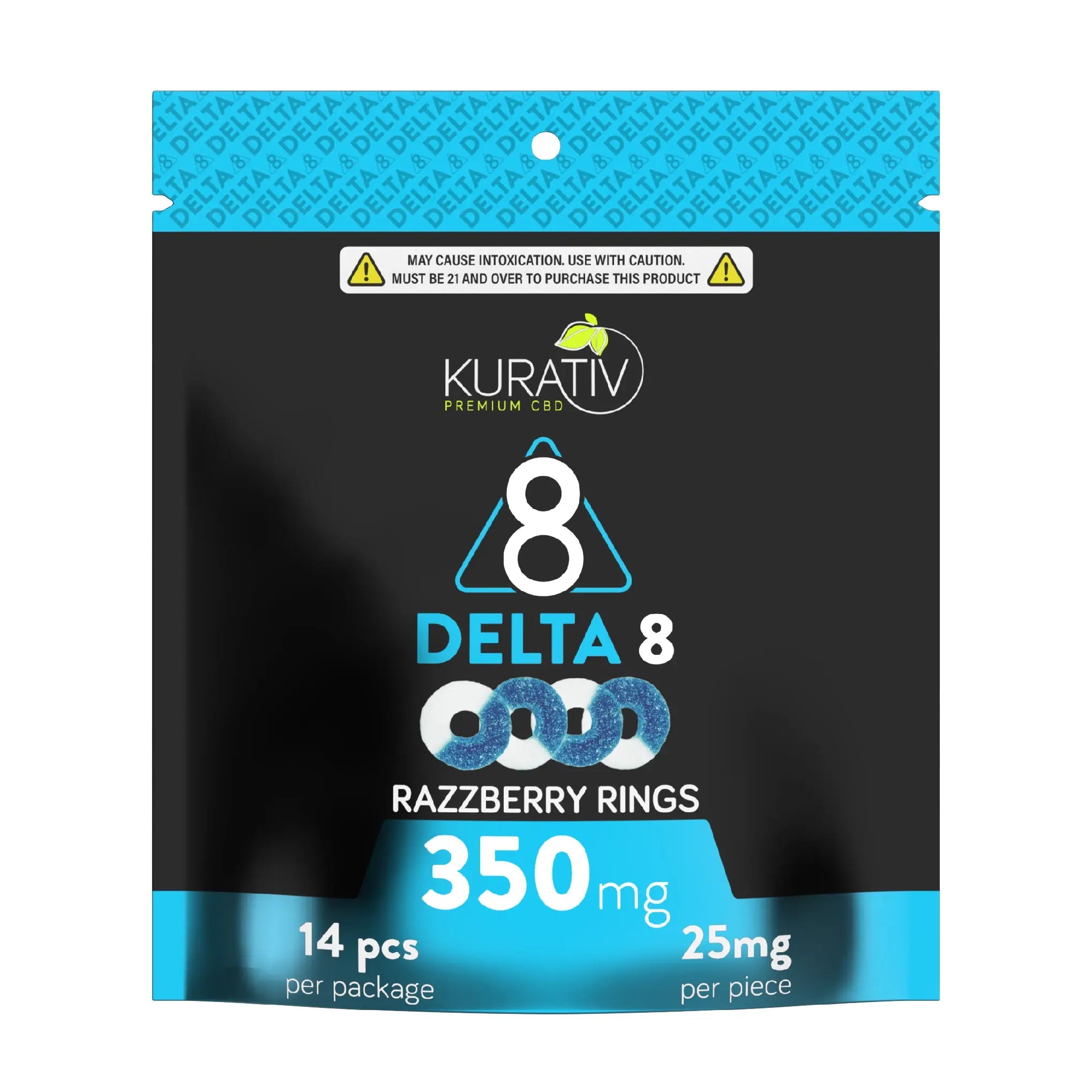 Delta 8 Gummies 350mg - Available in Multiple Flavors Kurativ Premium CBD