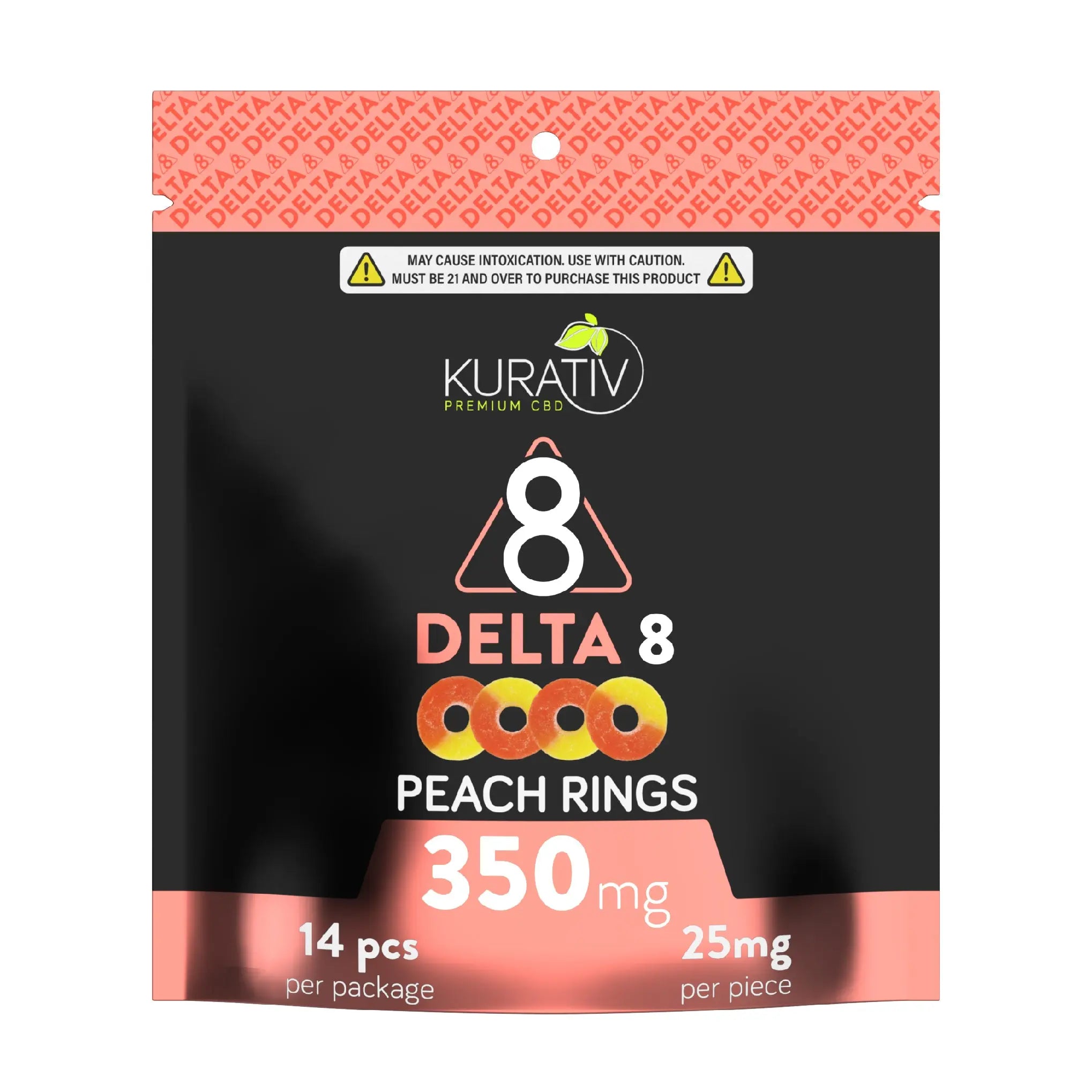 Delta 8 Gummies 350mg - Available in Multiple Flavors Kurativ Premium CBD