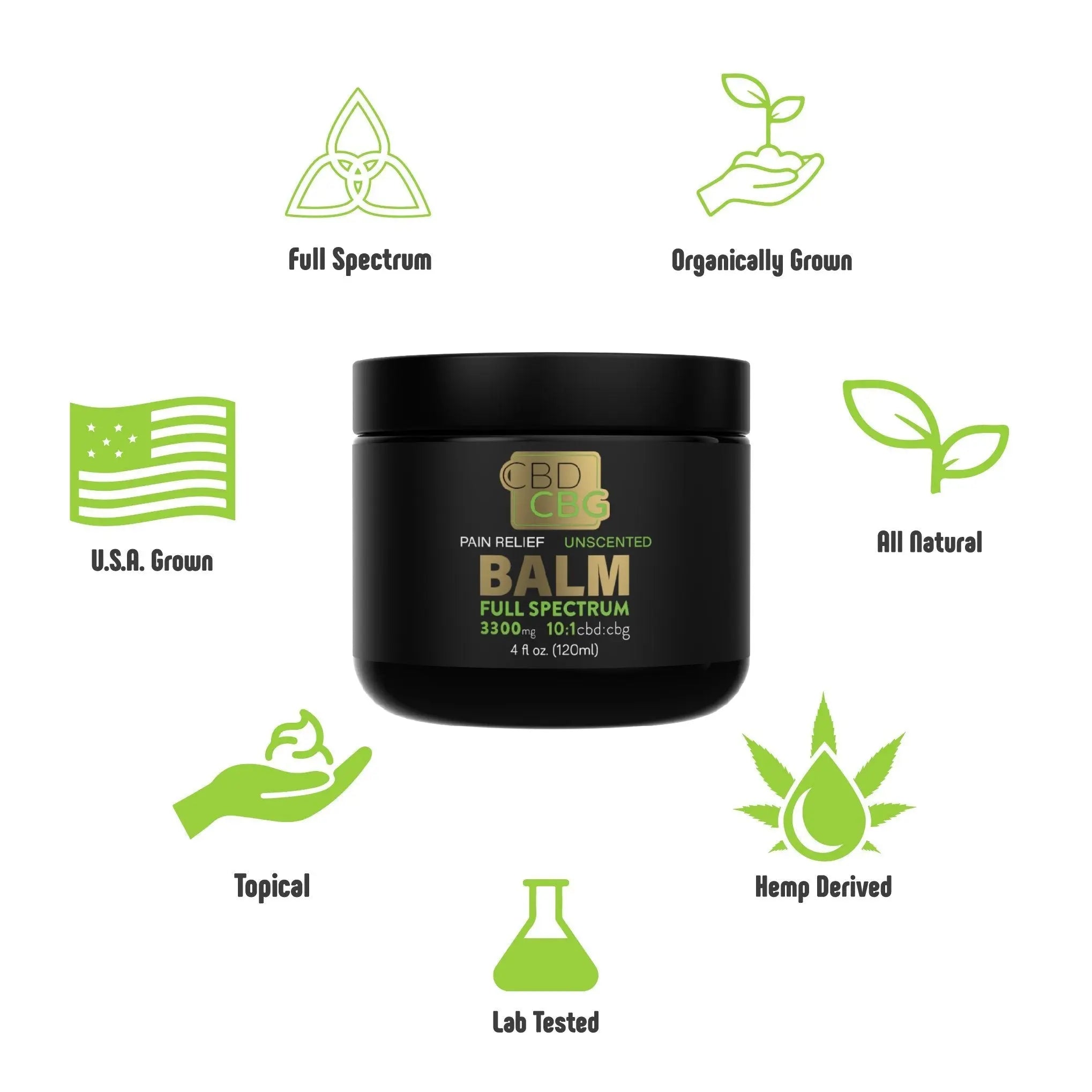 Kurativ Premium Full Spectrum 3300mg CBG Balm