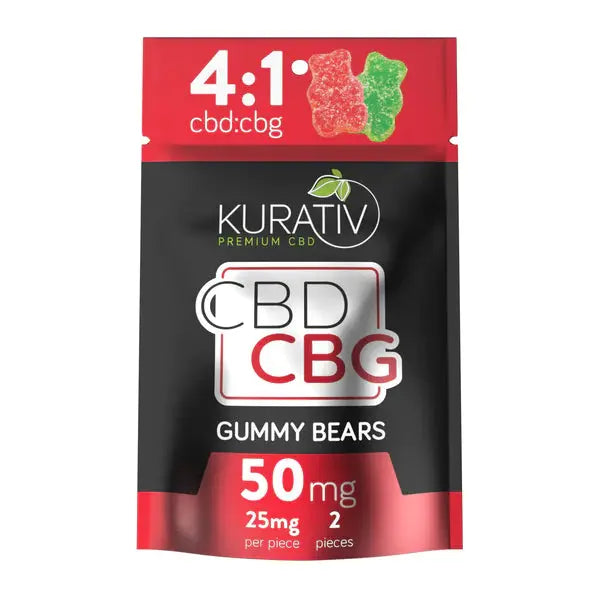 Kurativ Premium Full Spectrum CBG Gummies 40mg (2-pack)