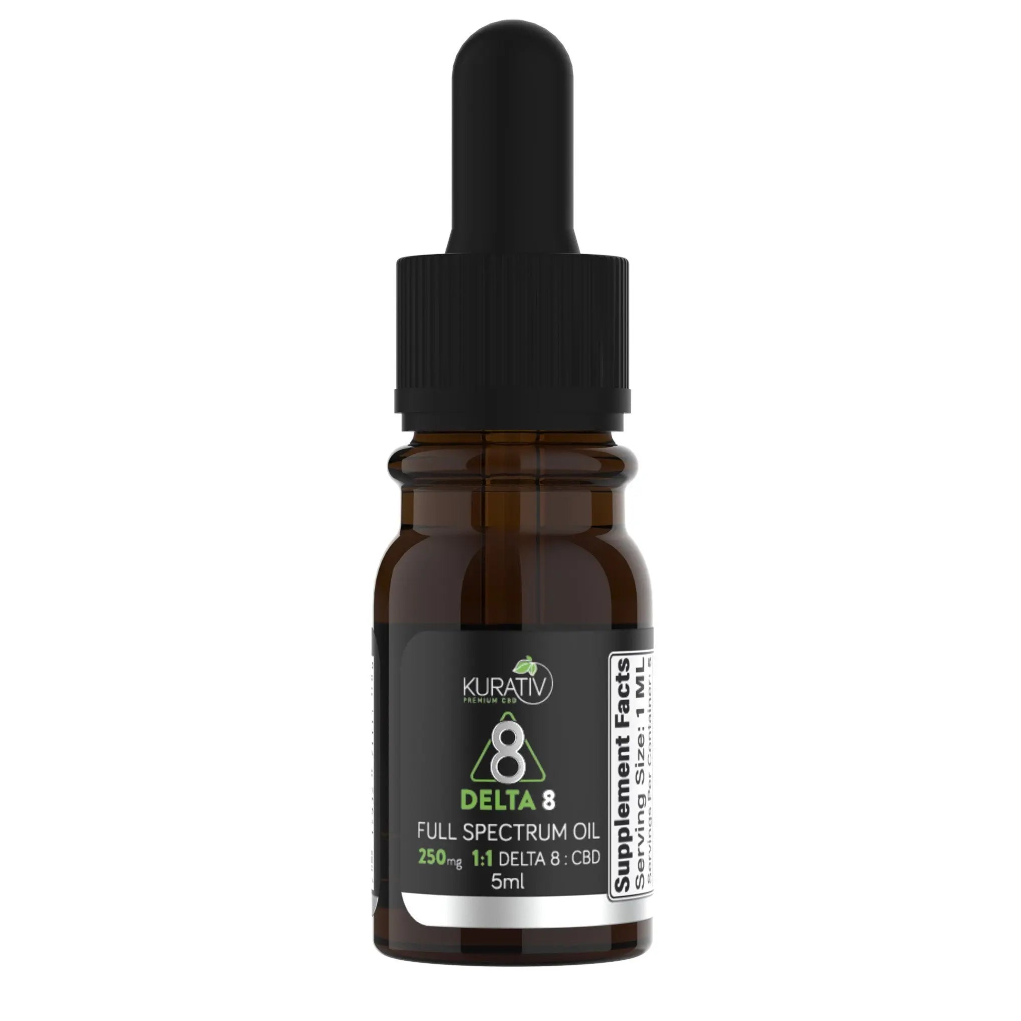 Kurativ Premium Full Spectrum Delta 8 / CBD Oil 250mg