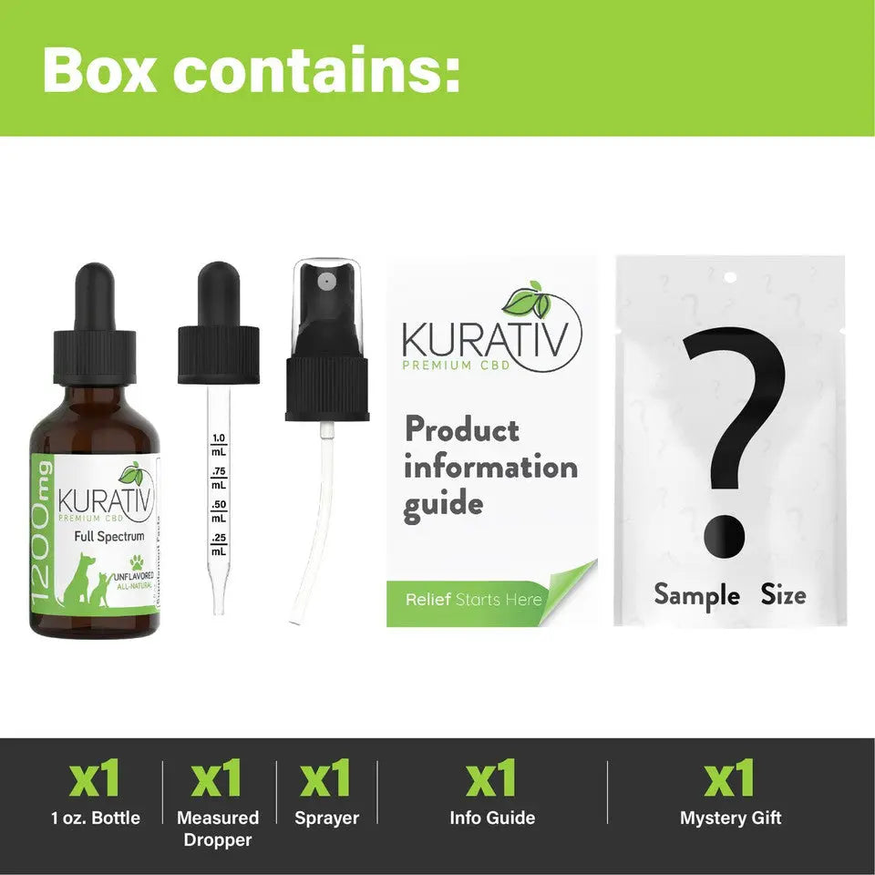 Kurativ Premium 1200mg Pet CBD Oil