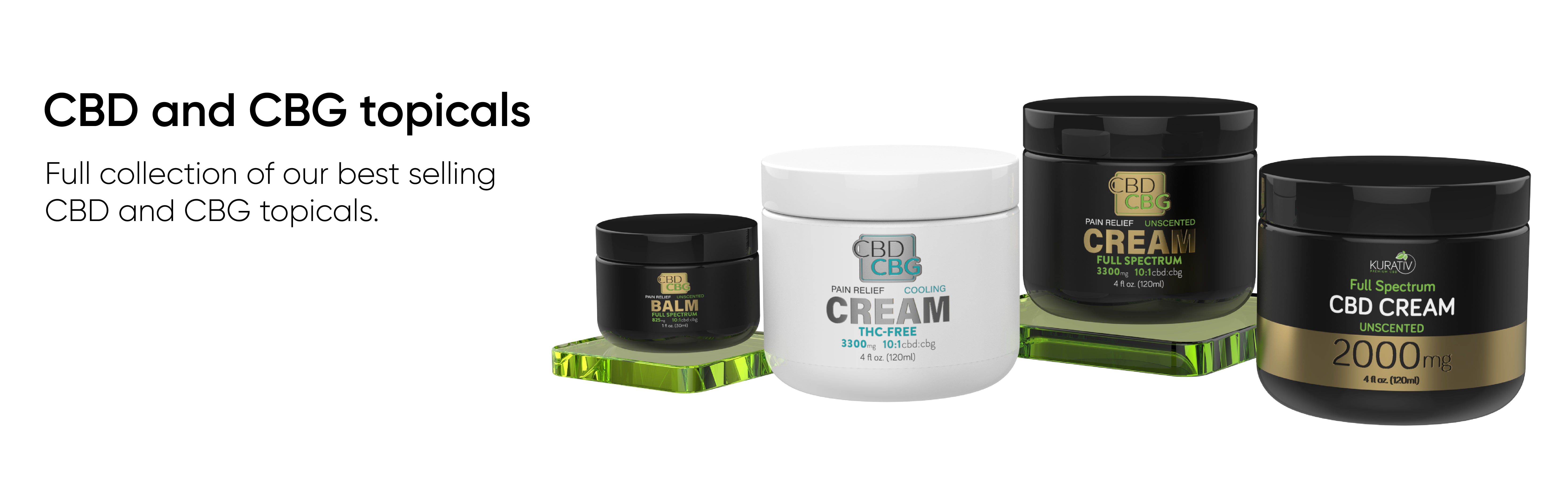 CBD Topicals – Relief Creams, Balms, and Bath Bombs | Kurativ CBD