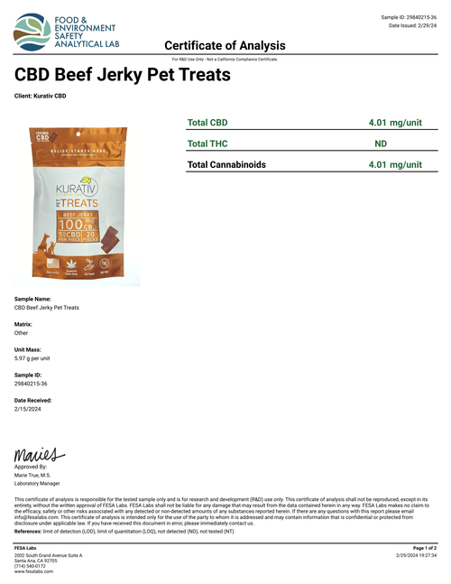 CBD Pet Treats 100mg - Available in Multiple Flavors
