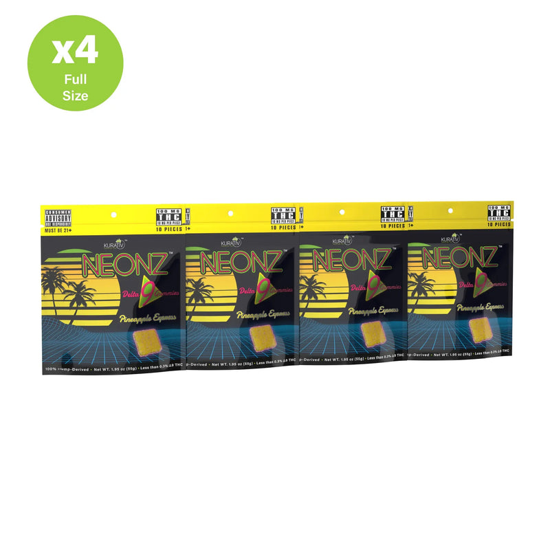 Delta 9 Gummies 100mg - Available in Multiple Flavors Kurativ Premium CBD