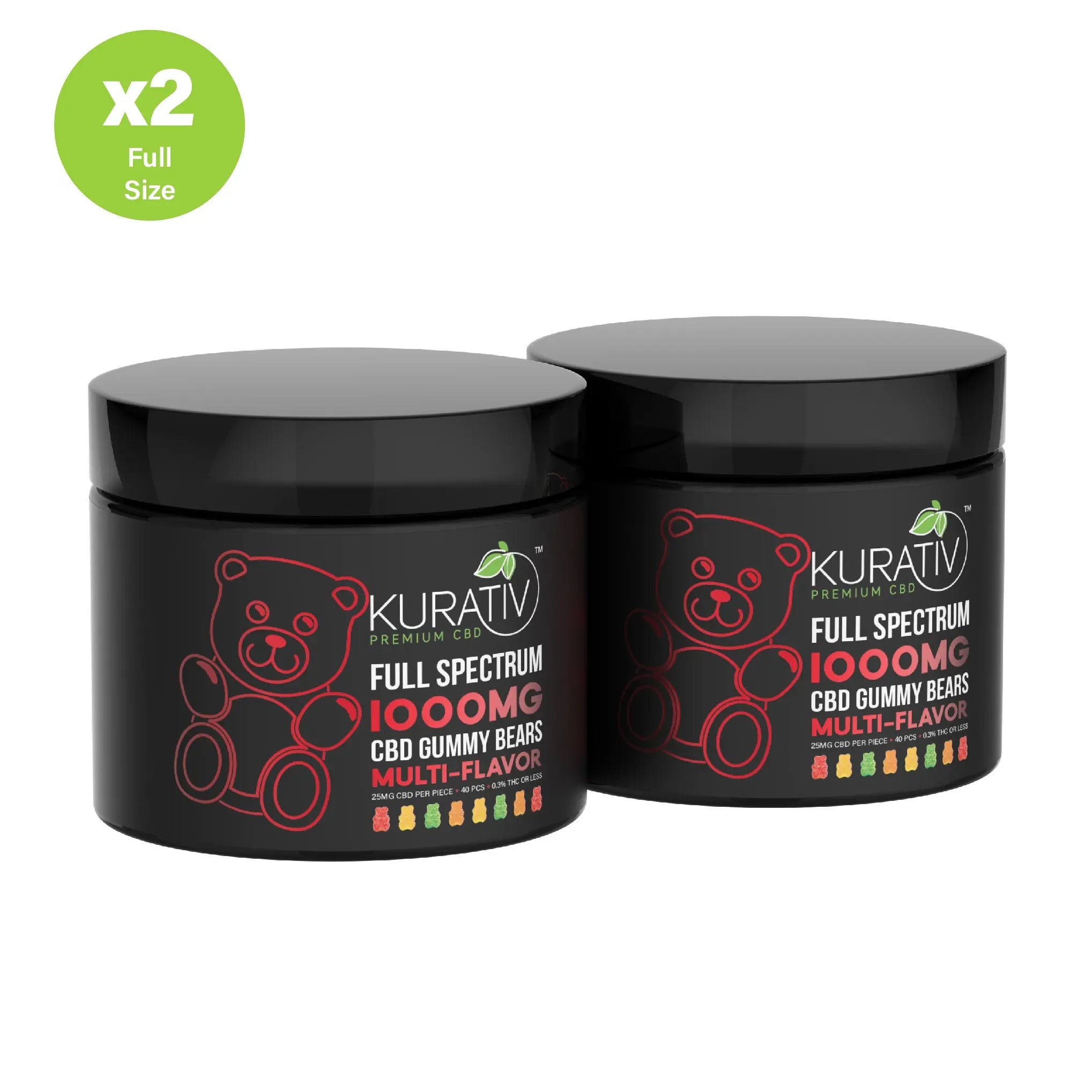 Full Spectrum CBD Gummy Bears 1000mg – Kurativ™ Holdings