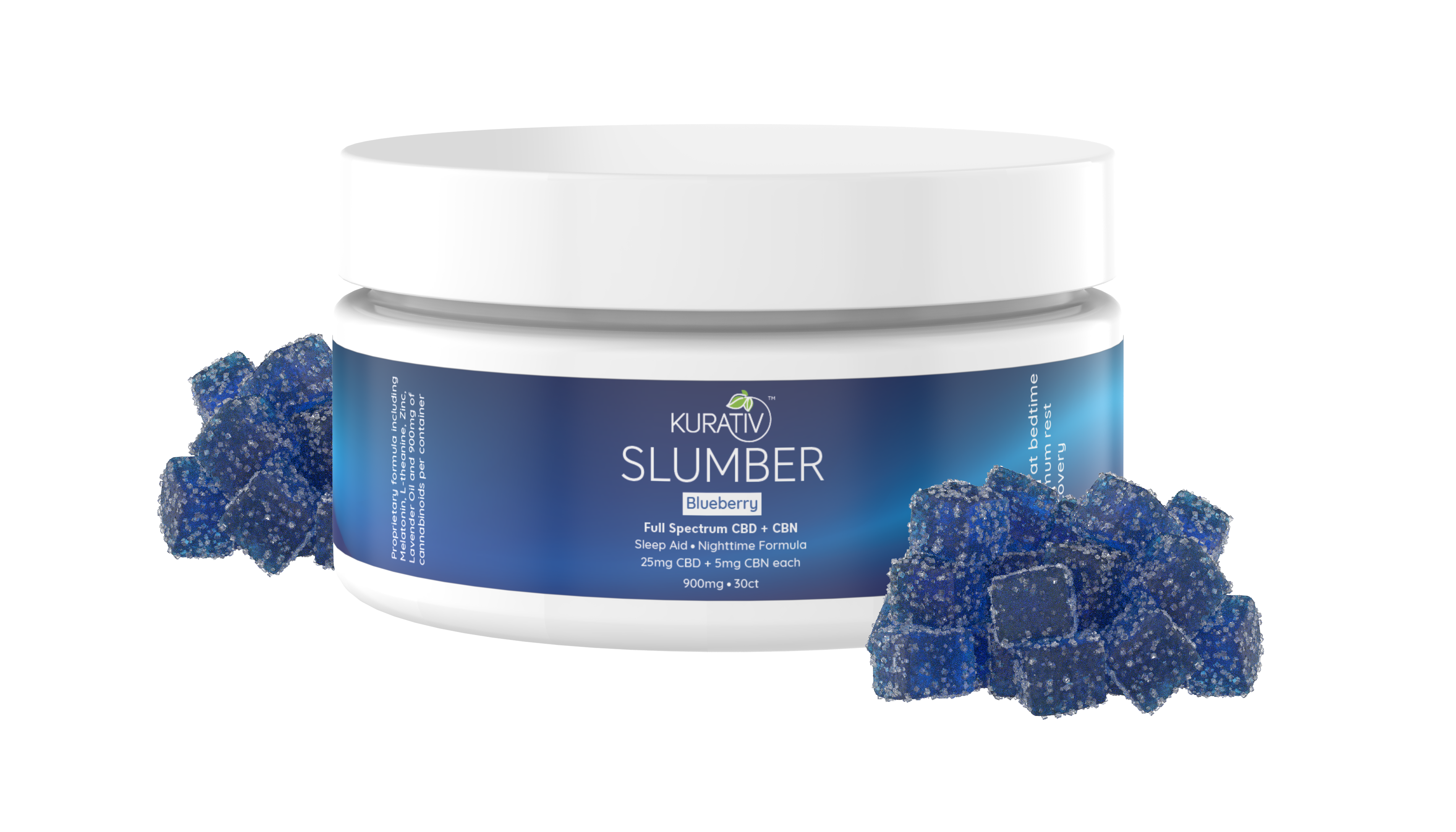 Slumber CBD Gummies 900mg – Full Spectrum CBD + CBN Sleep Formula