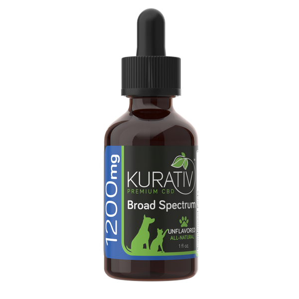 Broad Spectrum (THC-Free) Pet CBD Oil 1200mg | Kurativ