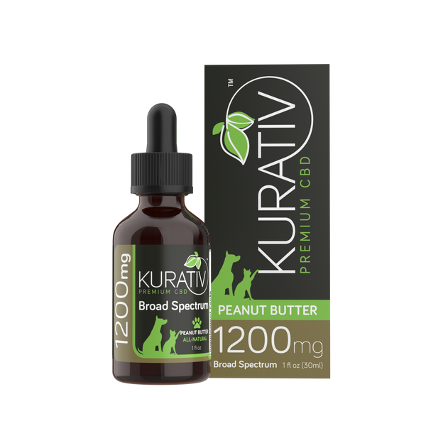 Broad Spectrum (THC-Free) Pet CBD Oil 1200mg | Kurativ