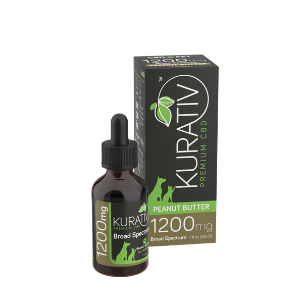 Broad Spectrum (THC-Free) Pet CBD Oil 1200mg | Kurativ