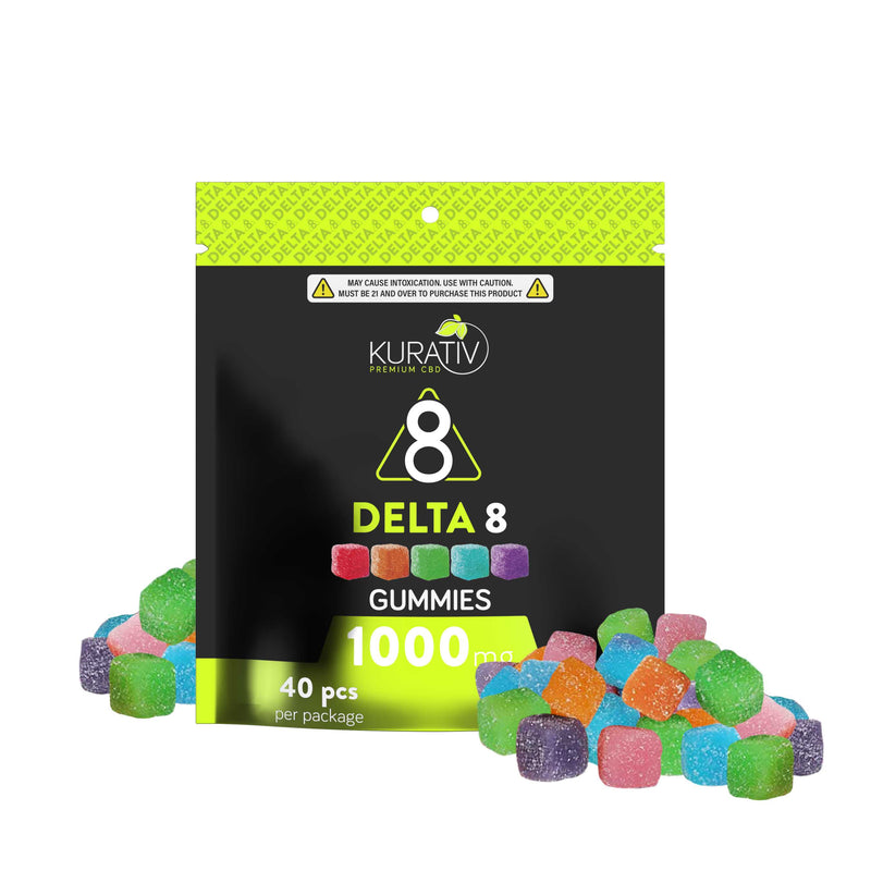 Delta 8 Gummies 1000mg *New Kurativ Premium CBD