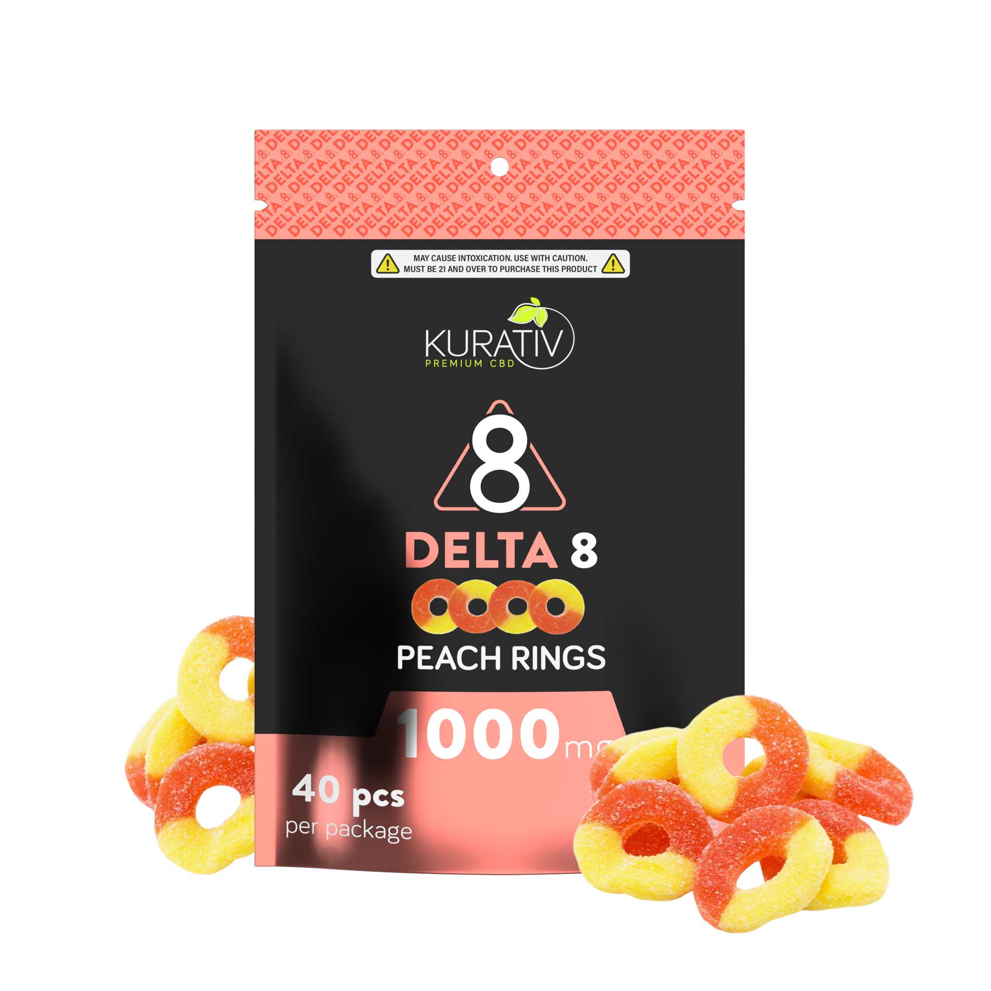 Delta 8 Gummies 1000mg *New Kurativ Premium CBD