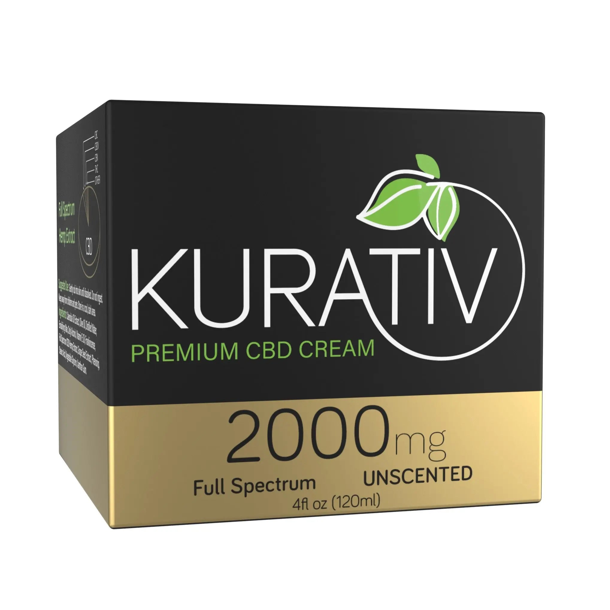 Full Spectrum CBD Cream 2000mg $59.99 - Kurativ Premium CBD – Kurativ ...