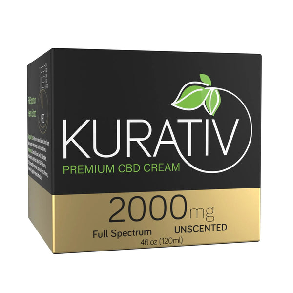 Full Spectrum CBD Cream 2000mg 59.99 - Kurativ Premium CBD