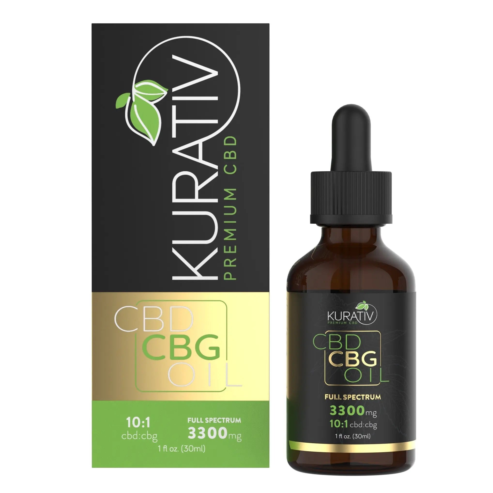 Kurativ Premium Full Spectrum CBG Oil 3300mg