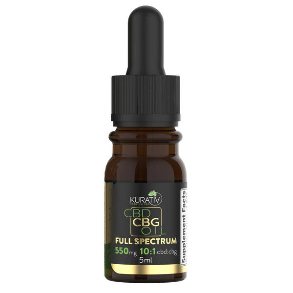Full Spectrum CBG Oil 550mg $29.99 - Kurativ Premium CBD