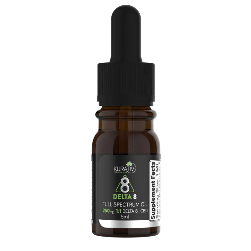 Kurativ Premium Full Spectrum Delta 8 / CBD Oil 250mg 