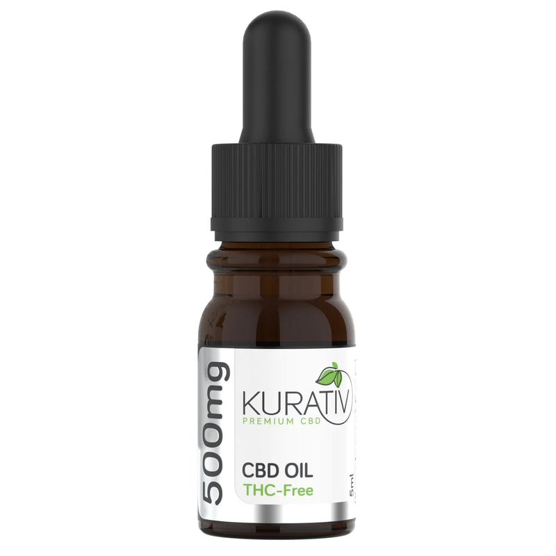 THC-Free CBD Oil 500mg *New Kurativ Premium CBD