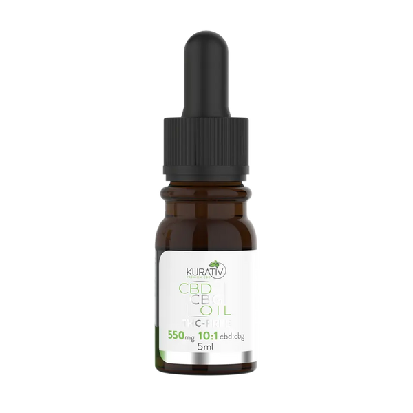 Full Spectrum CBG Oil 550mg $29.99 - Kurativ Premium CBD